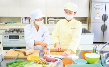 地域伝統食実習のイメージ