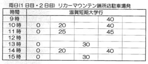 シャトルバス１